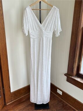 tencel maxi dress Hooded Tencel Maxi Dress, M